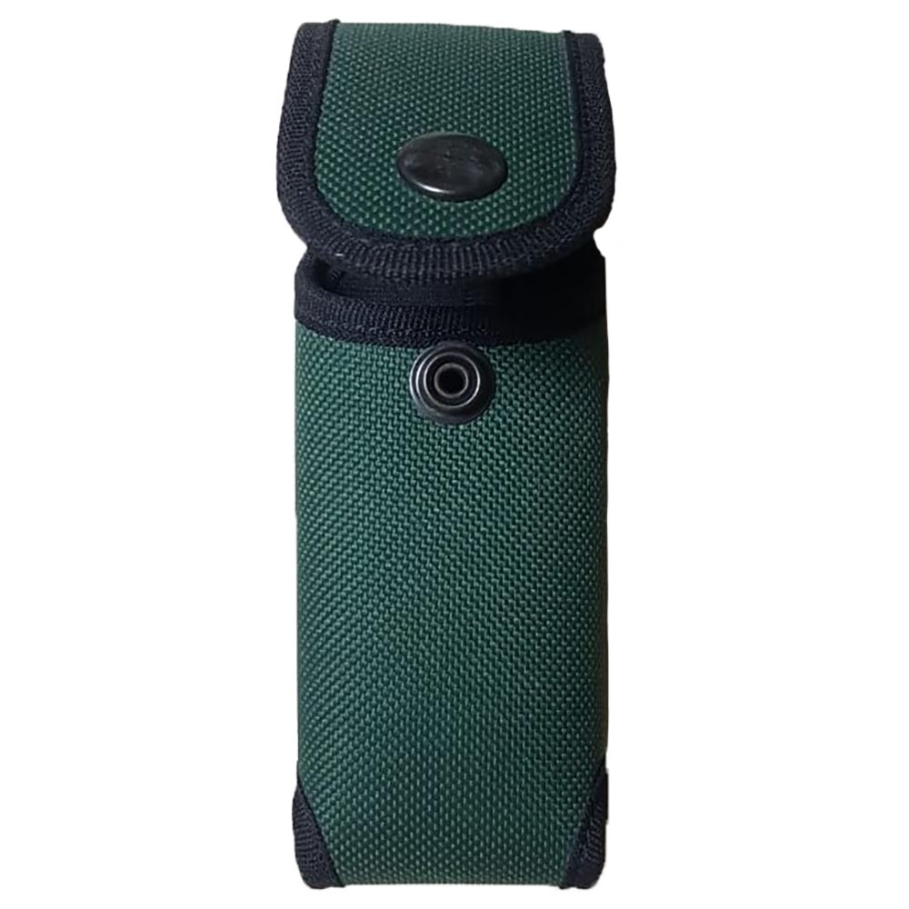 Нож скл.рук.зел.прорезин.нейл.чехол, ш