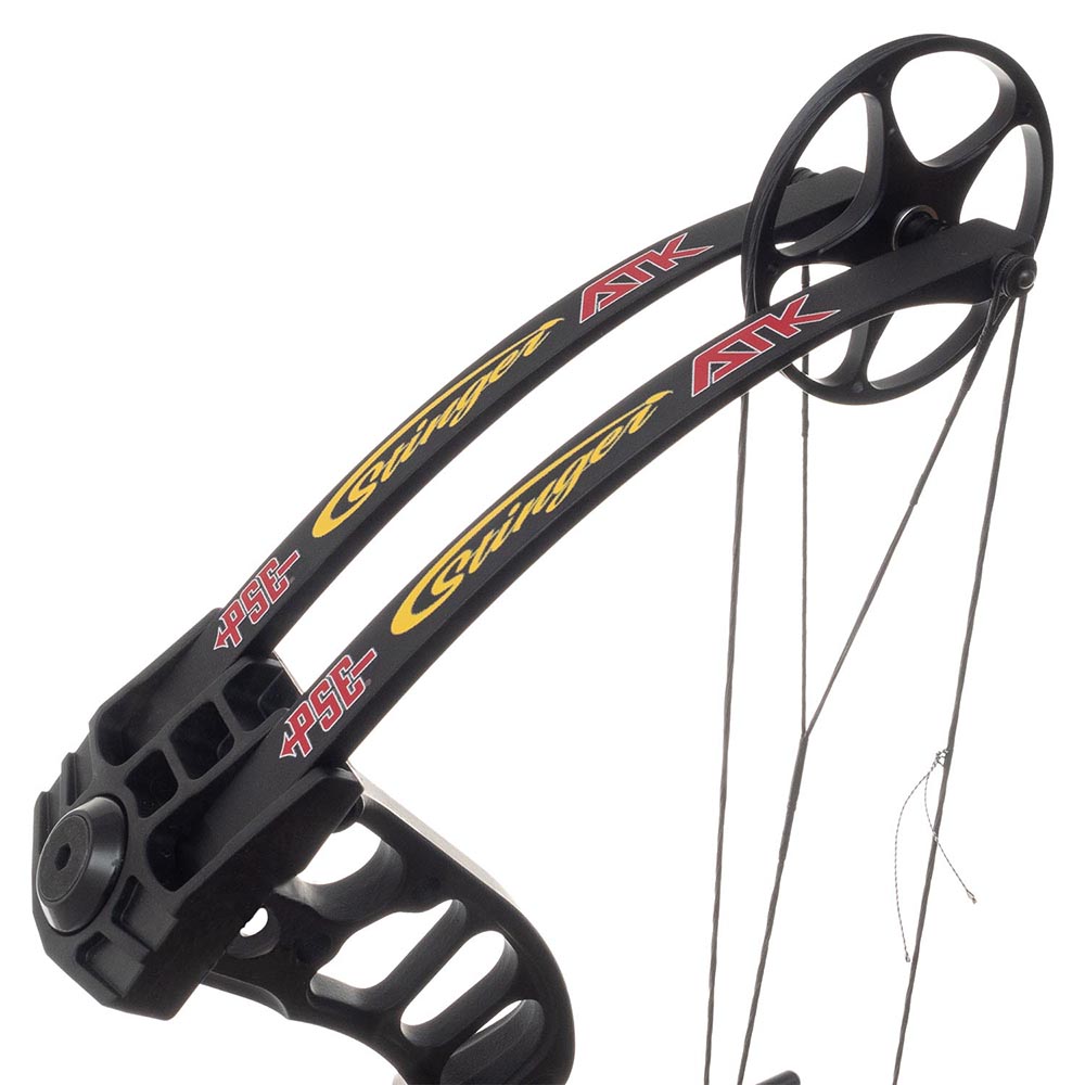 Лук блочный STINGER ATK, начальная скорость 312 - 304 фут в сек , сила 60Lbs, расстояние м.д. осями