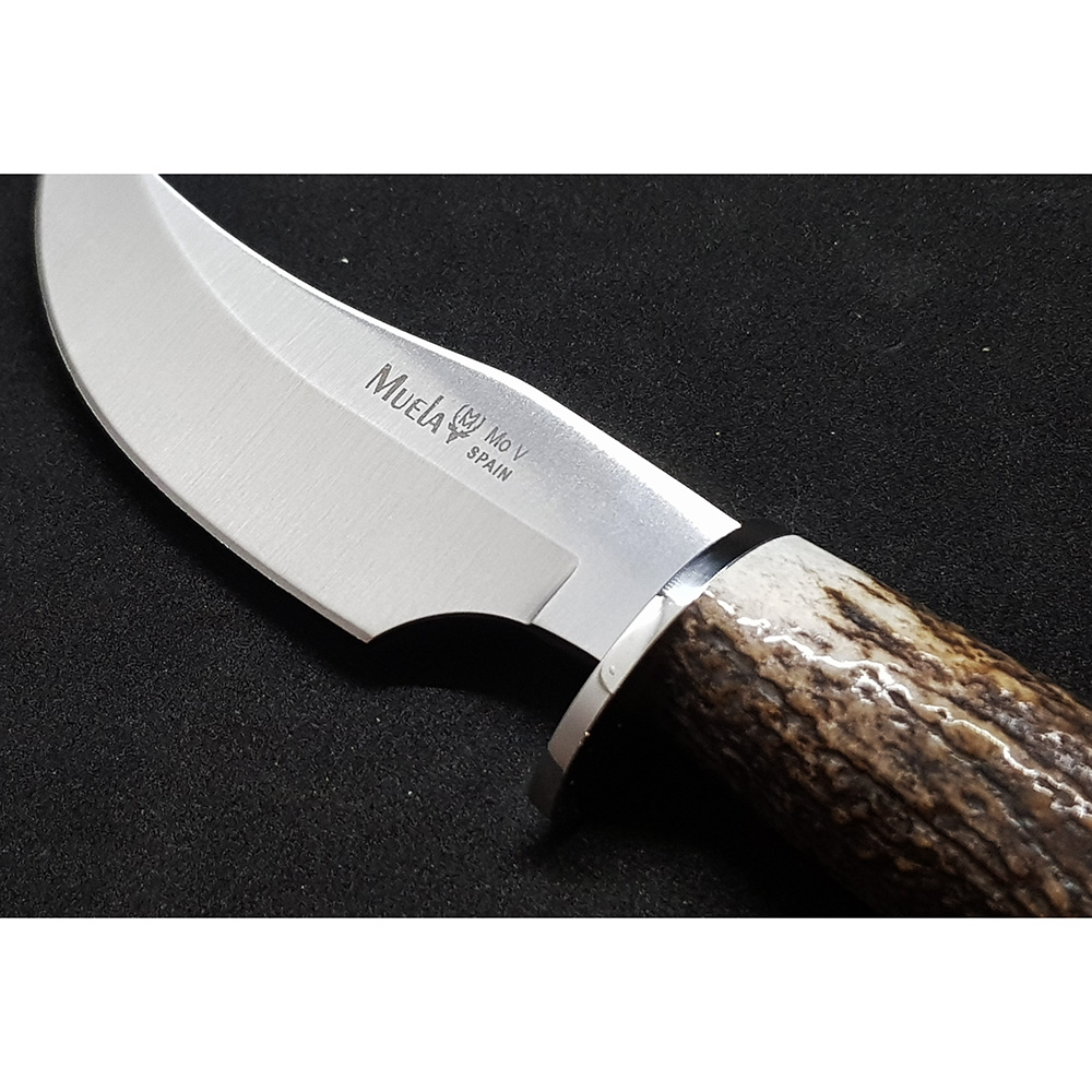 Нож "DP" с фикс клинком длиной 10 см, рукоять рог оленя, ножны кожа Нож "DP" с фикс клинком длиной 10 см, рукоять рог оленя, ножны кожа