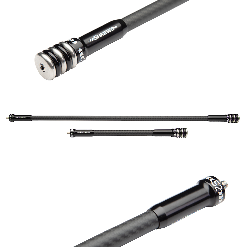 Стабилизатор для лука S2, длина 12", цвет черный