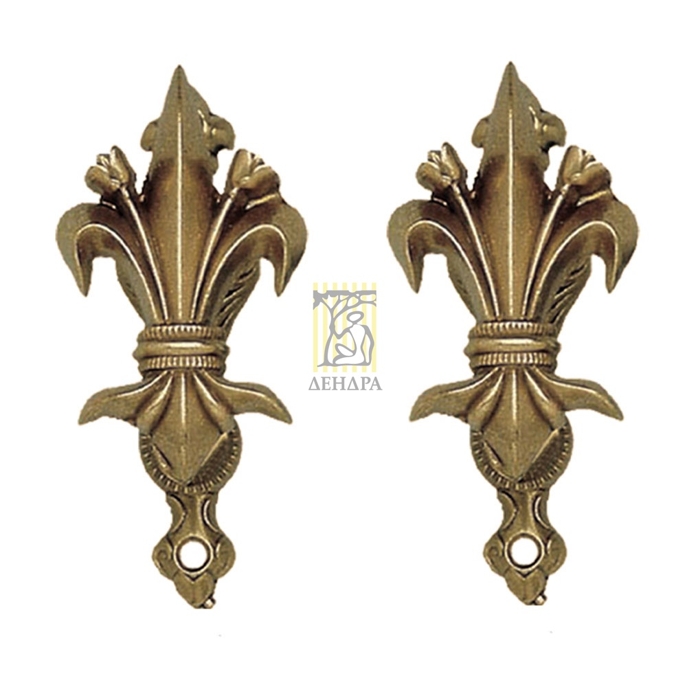 Крепление "Лилия", латунь