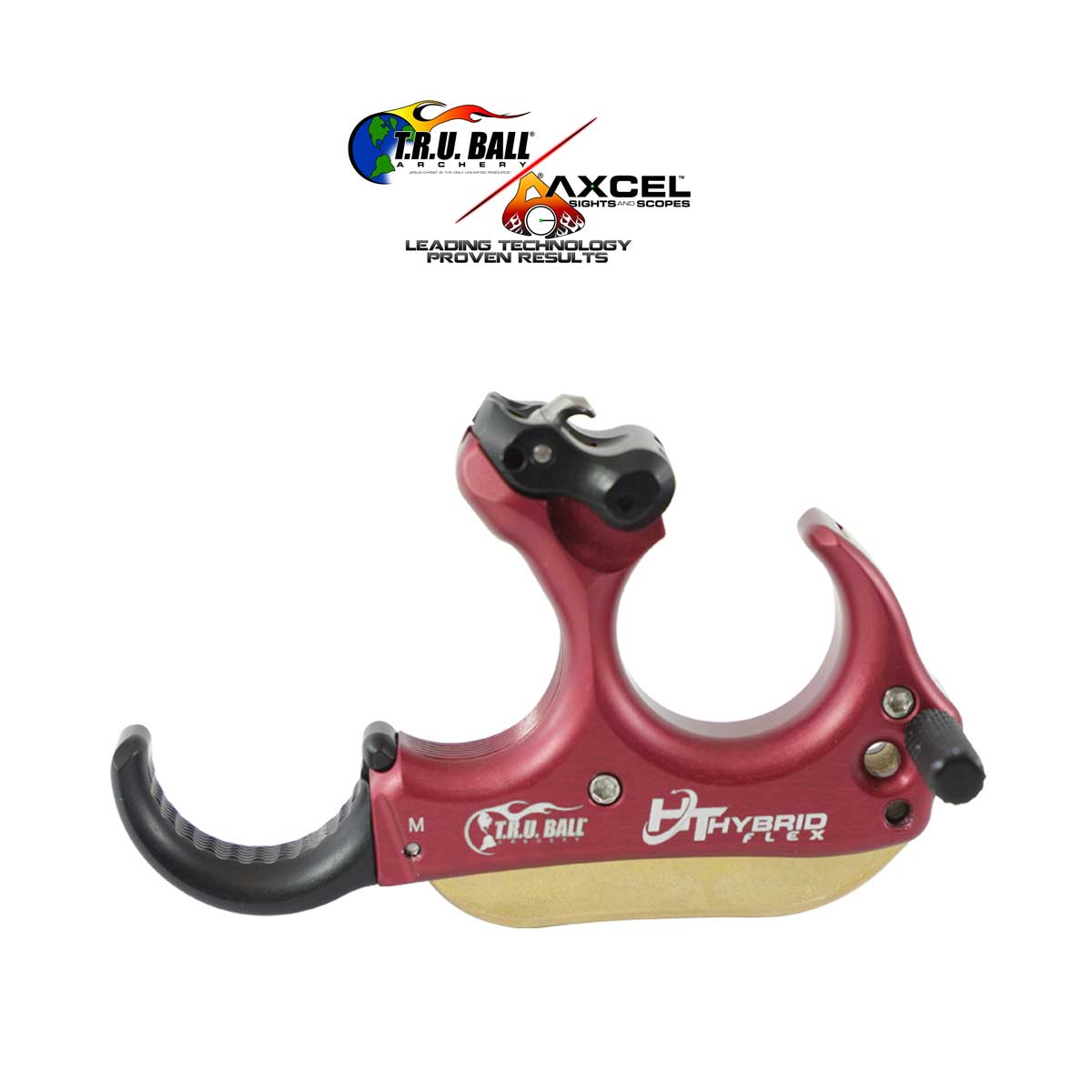 Релиз HT Hybrid Flex для стрельбы из лука с микрорегулировкой, комбинированный (на три-четыре пальца