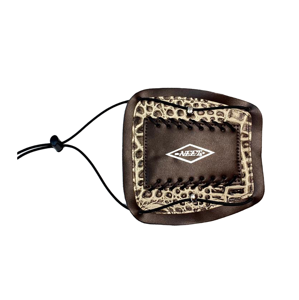 Защитная крага T-AGL-7 для стельбы из лука, со шнуровкой, производитель Neet, цвет темно-коричневый Защитная крага T-AGL-7 для стельбы из лука, со шнуровкой, производитель Neet, цвет темно-коричневый