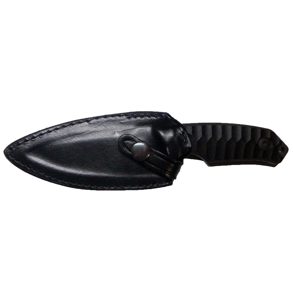 Нож Inazuma с фиксированным клинком, сталь Niolox, твердость 61 HRC, покрытие PVD, рукоять black G10