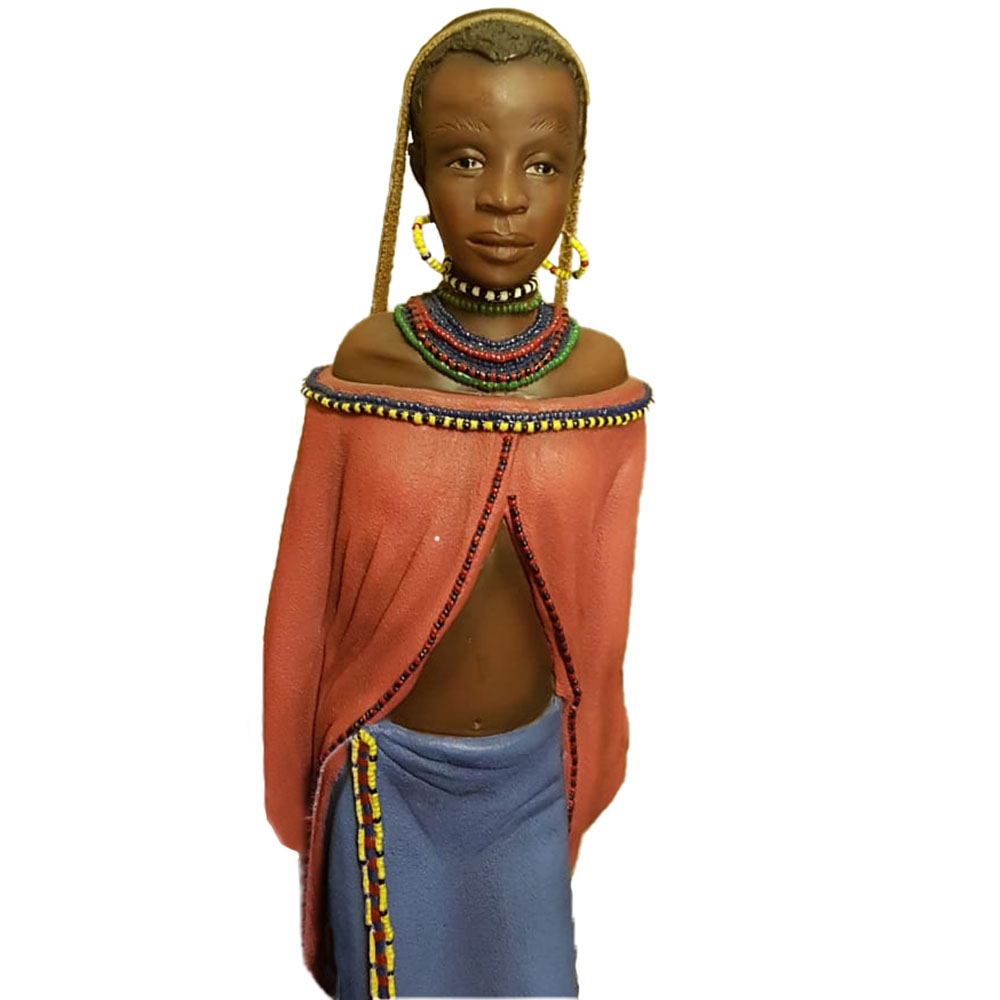 Фигурка Масаи-Эше, цветная,полистоун Фигурка Масаи-Эше, цветная,полистоун