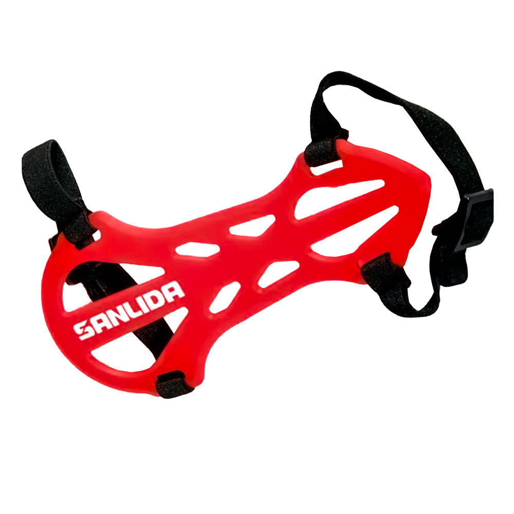 Защитная крага Х8 для стрельбы из лука, цвет красный