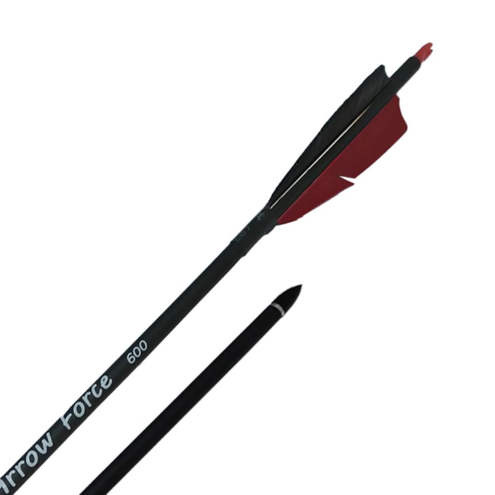 Стрела лучная Arrow Force, диаметр 6,2 мм, длина 31", жесткость 600, материал микс карбон, натуральн