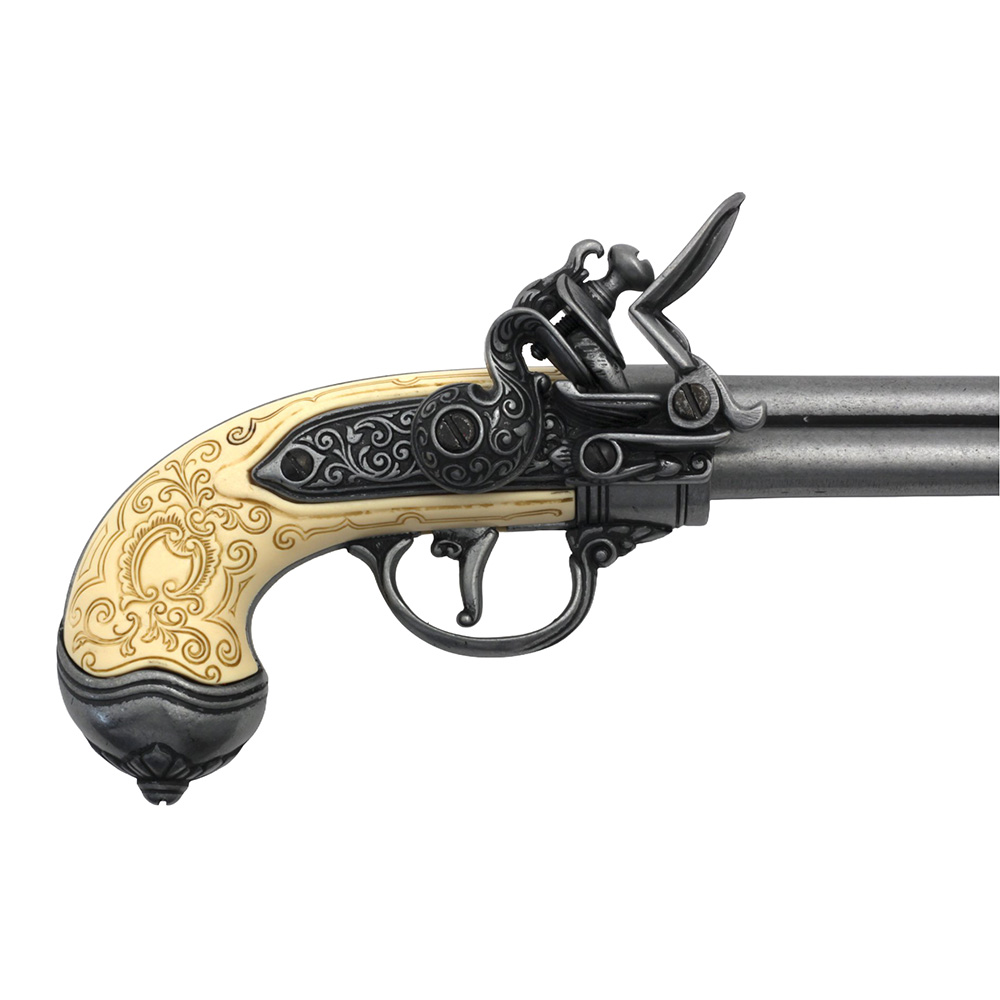 Пистолет трехдульный, сталь, Италия, 1680 г.