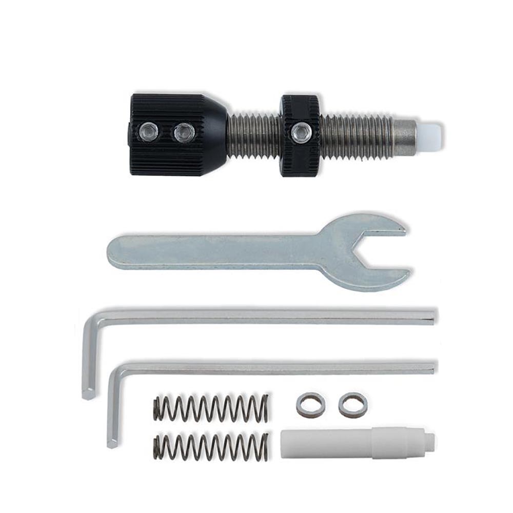 Плунжер для лука, резьба: 5/16, регулировка от 15 до 32 мм, в комплекте пружины, запасной штифт, шес Плунжер для лука, резьба: 5/16, регулировка от 15 до 32 мм, в комплекте пружины, запасной штифт, шес