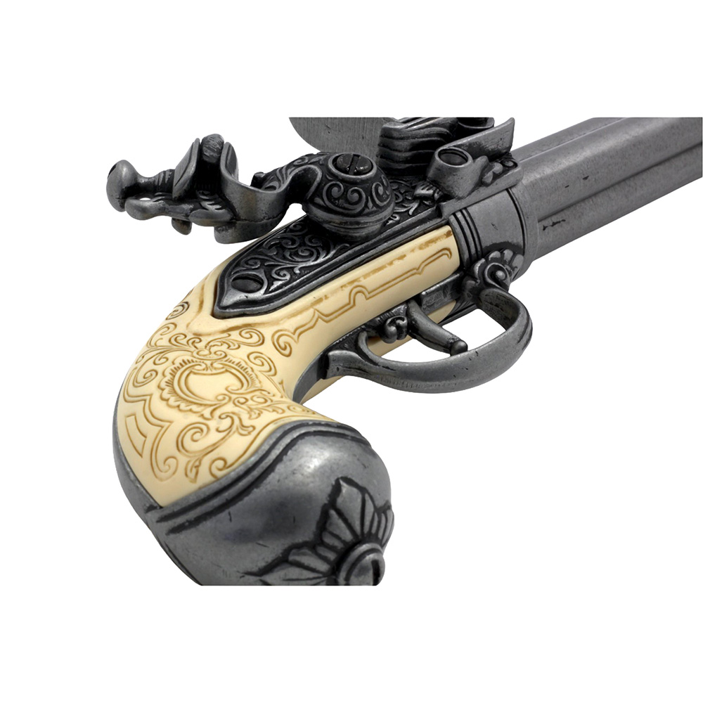 Пистолет трехдульный, сталь, Италия, 1680 г.