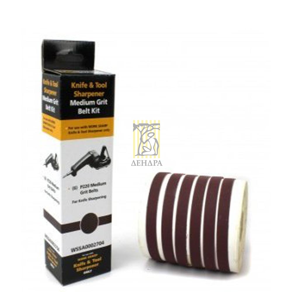 Ремень абразивный сменный Medium P220 для электроточилки для ножей WSKTS со средней зернистостью, 6