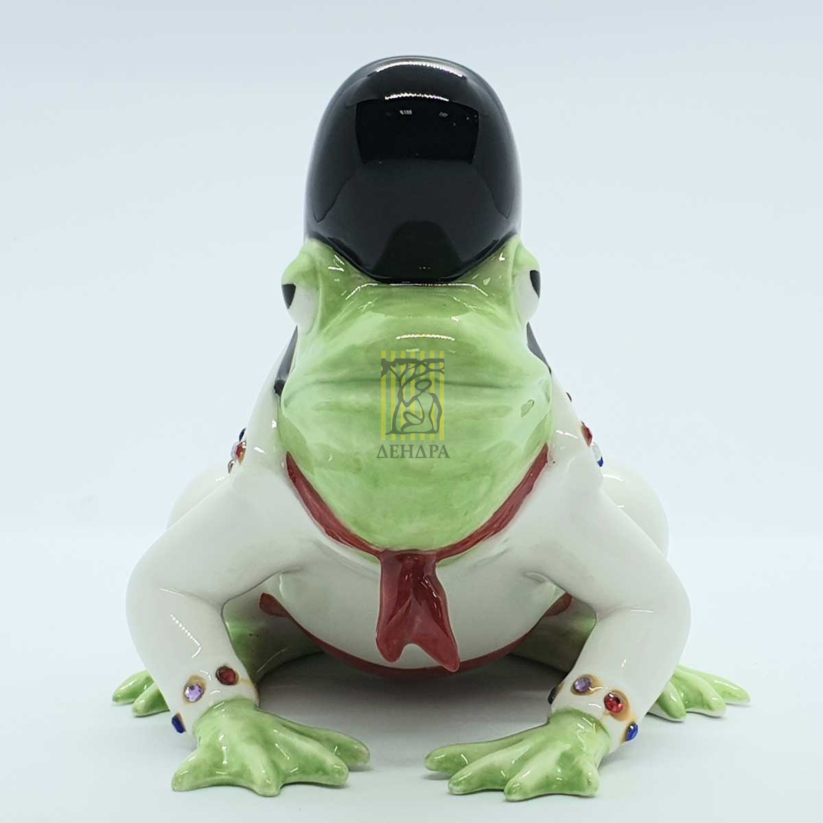 Лягушка Элвис,керамика