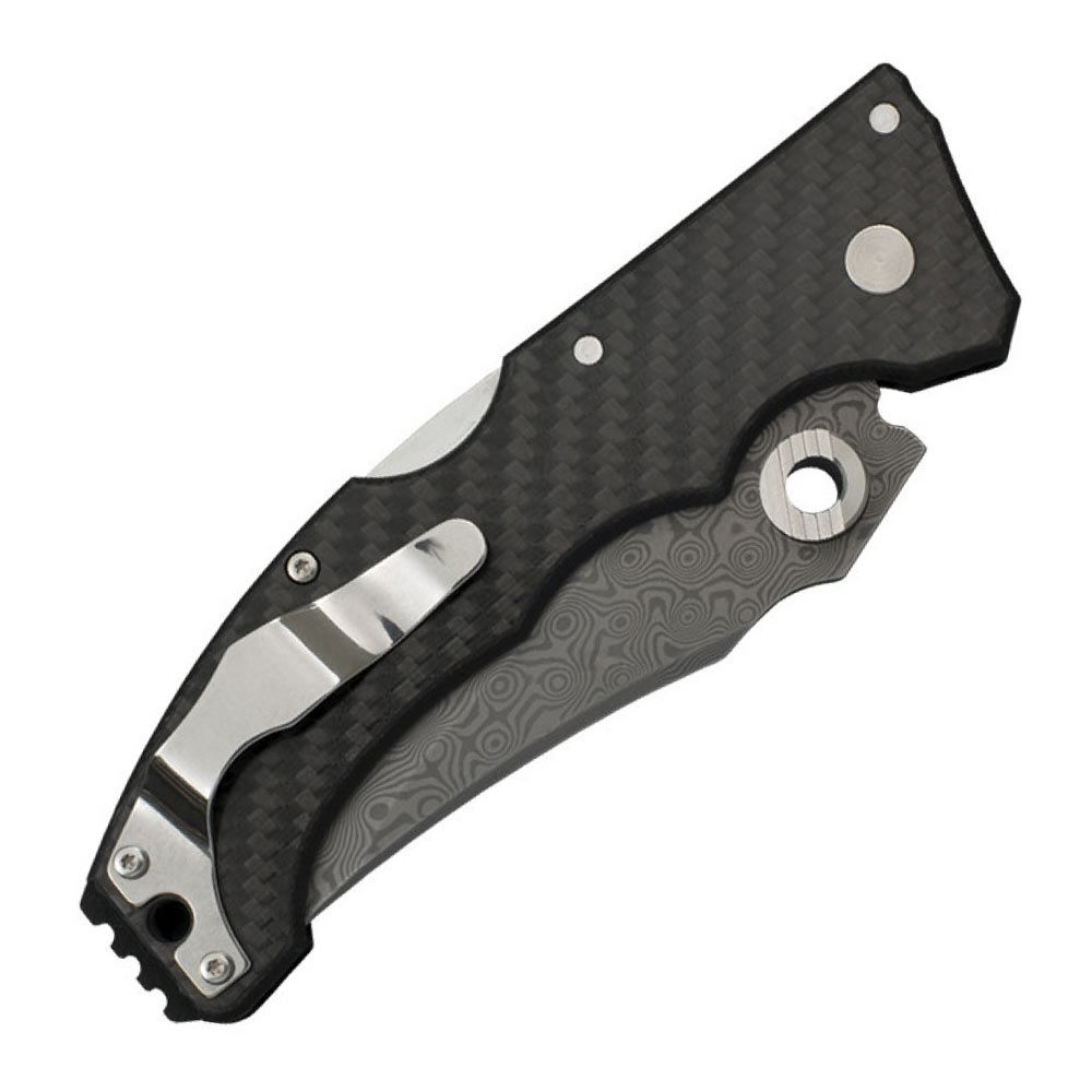 Нож "Night Force" складной, сталь DSC Damascus Germany, длина клинка 4", рукоять лиминат Carbon fibe