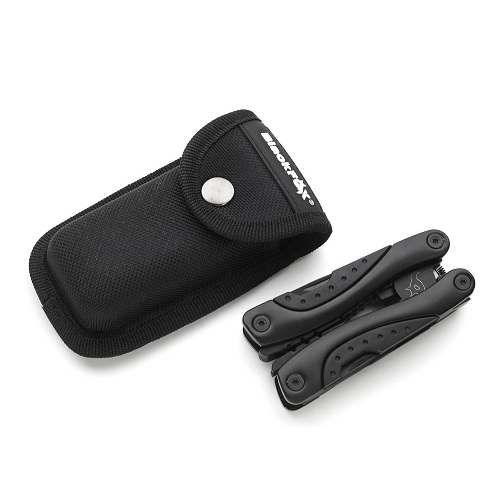 Мультитул (набор инструментов) BLACK FOX, черное покрытие, рукоять ABS, нейлоновый чехол