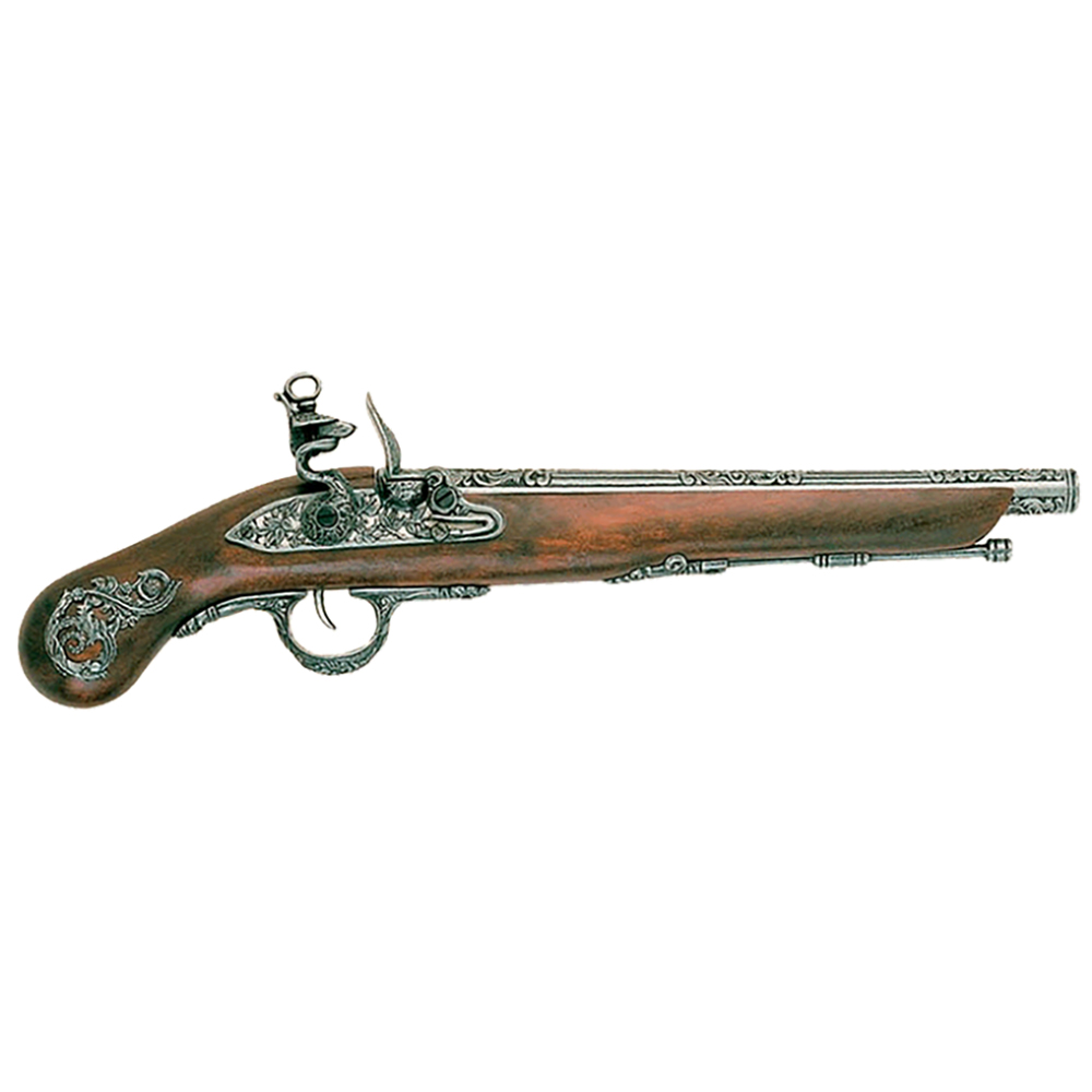FLINTLOCK PISTOL, ITALY 18TH. C. DE-1045-G FLINTLOCK PISTOL, ITALY 18TH. C. DE-1045-G