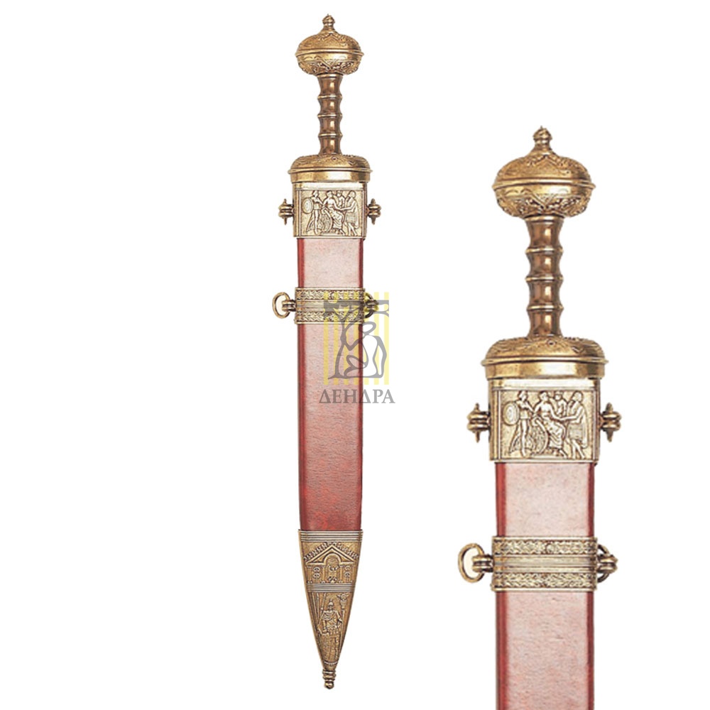 Меч Юлия Цезаря,ножн.красн,Романский период.1в.до н.э,лат