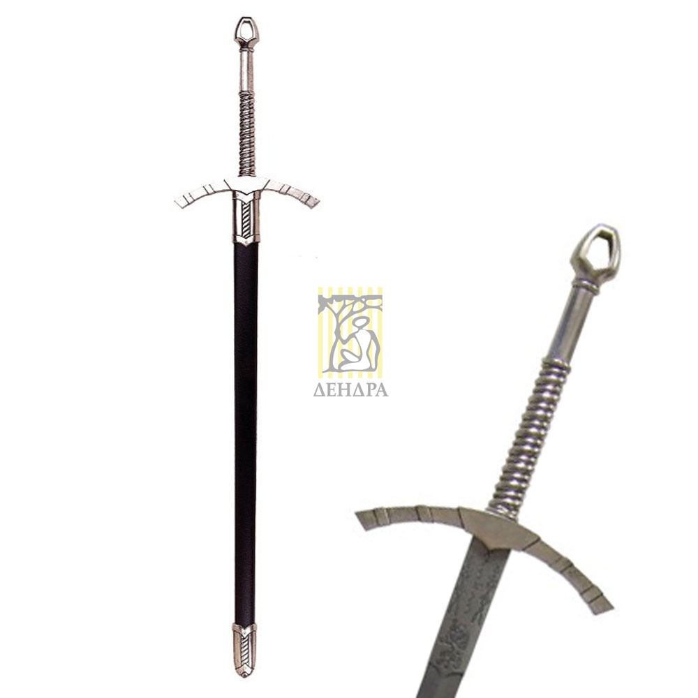 Меч в ножнах, Средневековье, никель