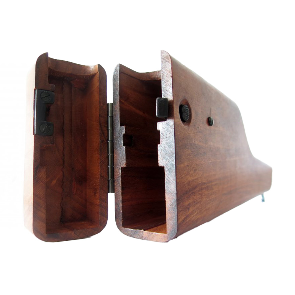 Маузер К96 самозарядный пистолет, колибр 7,63, разработан в 1896 г с деревянной кобурой-прикладом