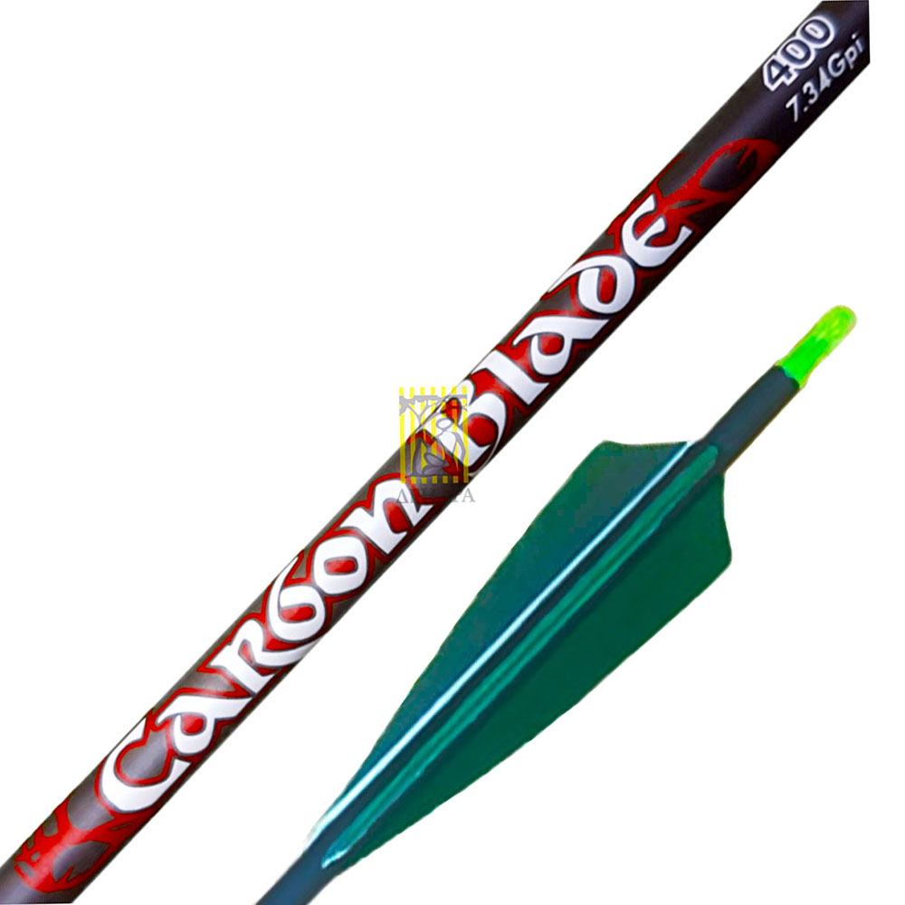 Стрела для лука PINNACLE Carbon Blade 500 с натур. оперением Стрела для лука PINNACLE Carbon Blade 500 с натур. оперением