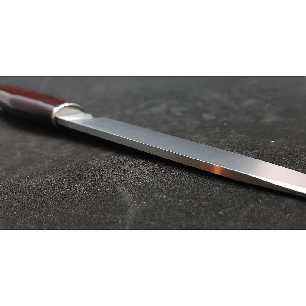 Нож "GAUCHO" с фикс клинком длиной 16 см, рукоять Pakka wood, ножны кожа