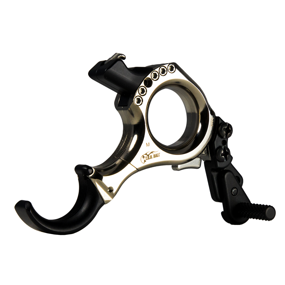 Релиз Abyss Flex для стрельбы из лука, Т-образный, материал латунь покрытый никелем, размер M