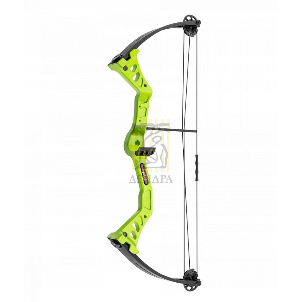 Лук блочный для начинающих, сила 25Lbs, база 6", расстояние между осями 25", с комплектом аксессуаро Лук блочный для начинающих, сила 25Lbs, база 6", расстояние между осями 25", с комплектом аксессуаро