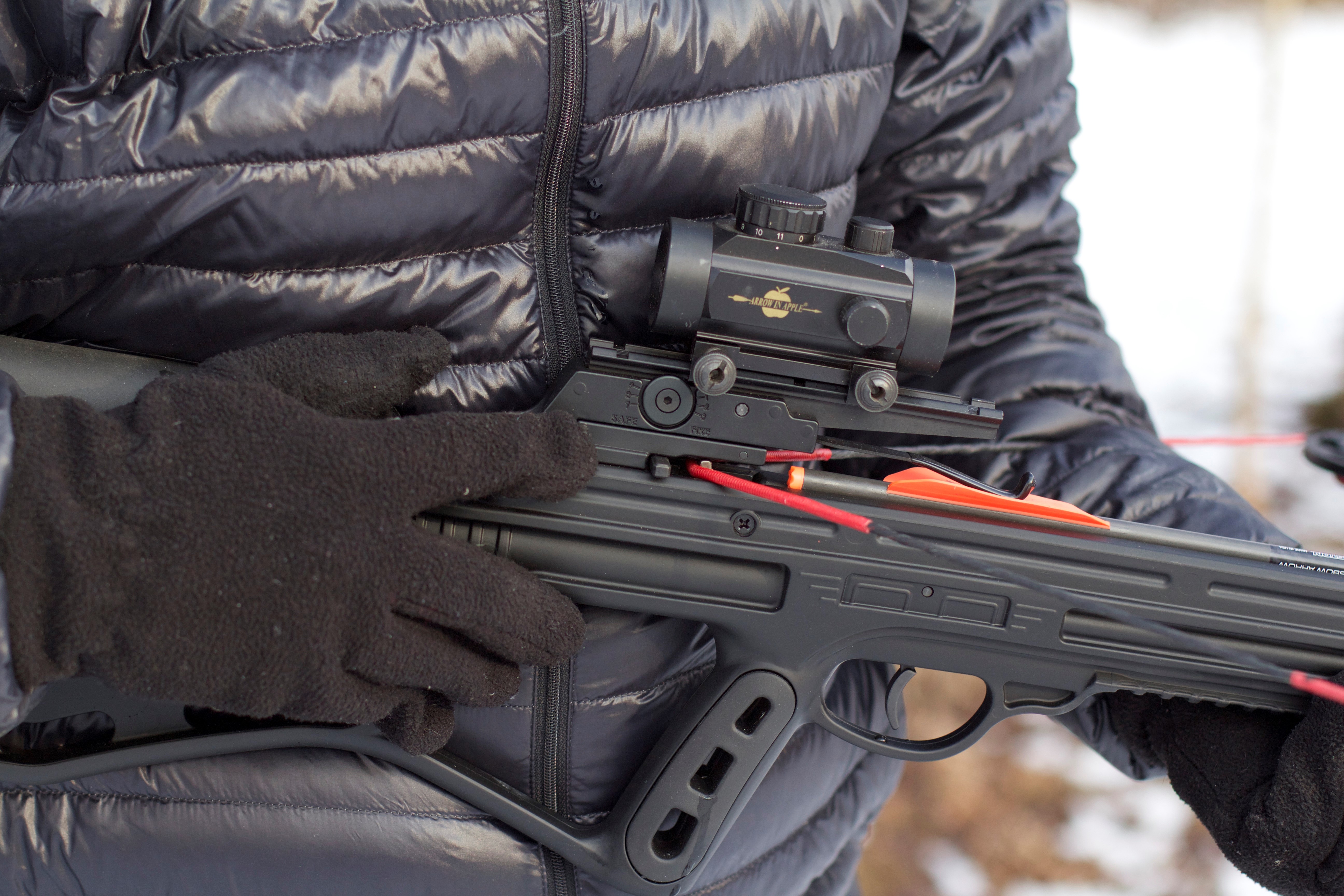 Удобный двусторонний предохранитель на MK350