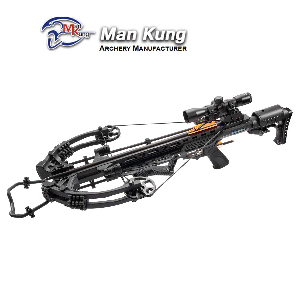 Арбалет блочный Kraken, начальная скорость 405 фут/сек, расстояние между осями 15,75", длина натяжен