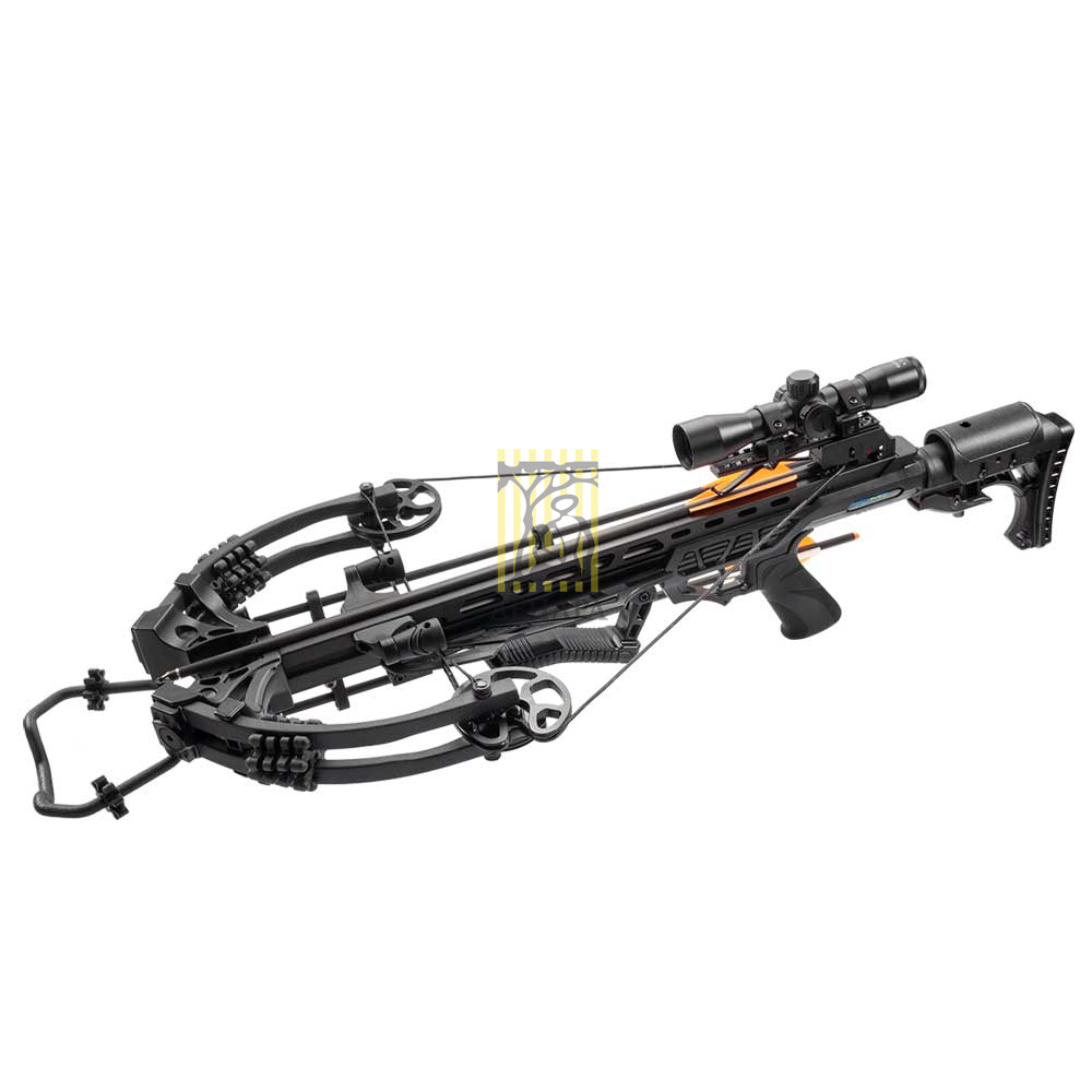 Арбалет блочный Kraken, начальная скорость 405 фут/сек, расстояние между осями 15,75", длина натяжен