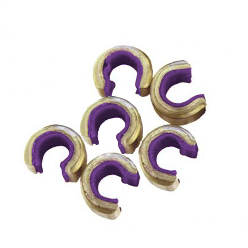 Метка для фиксации хвостовика на тетиве, размер L, цвет фиолетовый, в упаковке 1 шт