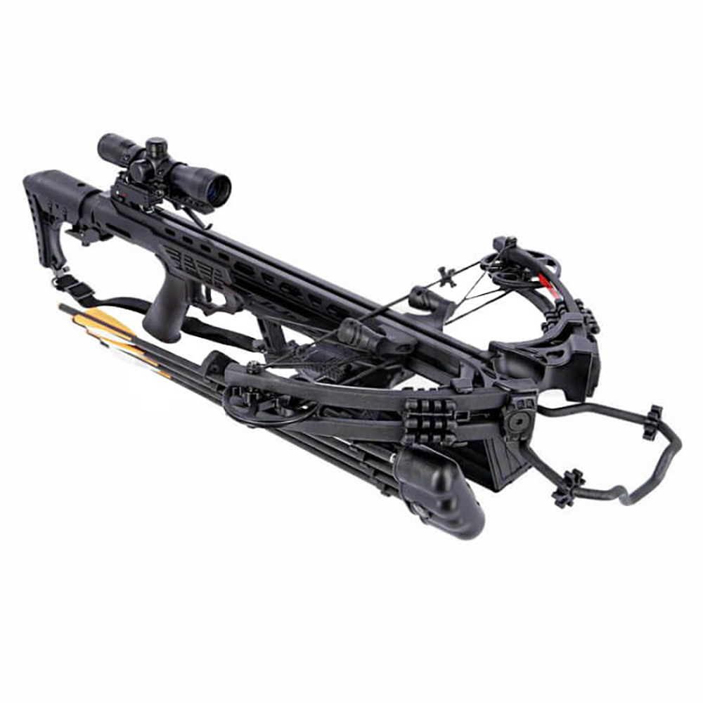 Арбалет блочный Kraken, начальная скорость 405 фут/сек, расстояние между осями 15,75", длина натяжен