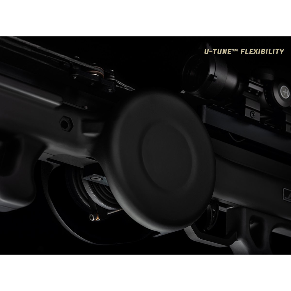 Торсионный арбалет F1, нач. скорость 360 ф/с, 109,7 м/с, длина 90 см, ход тетивы 61 см, ширина 10 см, в комплекте, цвет черный