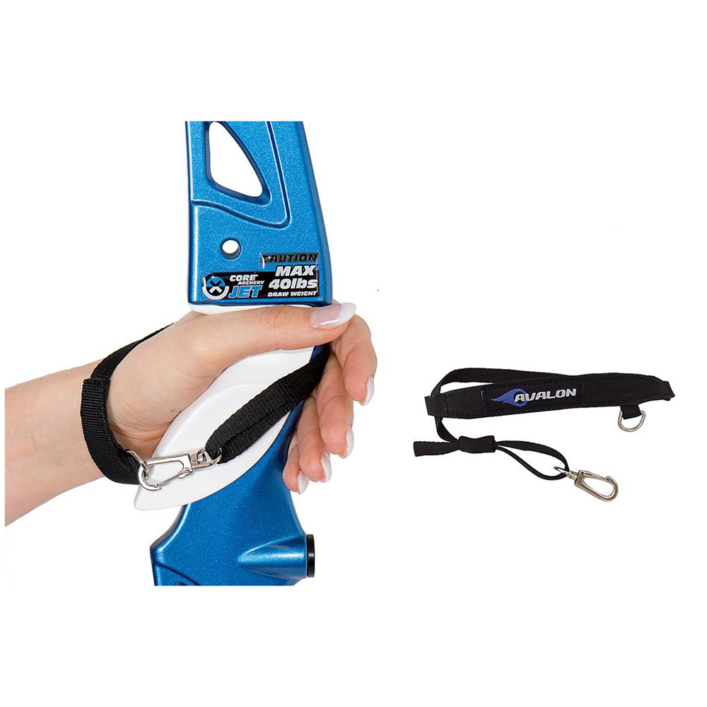 Вязочка для стрельбы из лука на запястье  с карабином и возможностью регулировки, производитель Aval