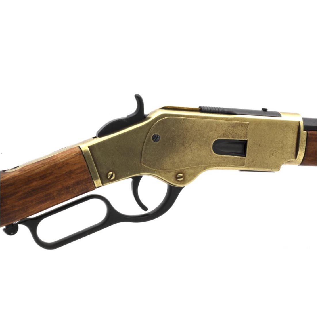 Винтовка модель винчестер 73, эпоха Дикий Запад,  репродукция винтовки из металла и дерева с имитаци