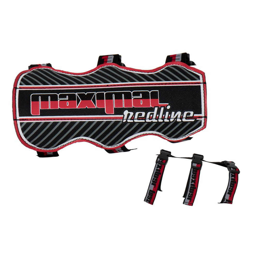 Защитная крага Redline для стельбы из лука, производитель MAXIMAL, длина 19 см, 3 защелки, цвет черн