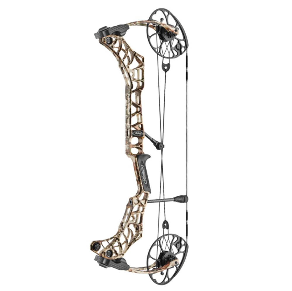 Лук блочный V3 31, начальная скорость 342 фут в сек, сила 60 lbs, база 6", расстояние между осями 31