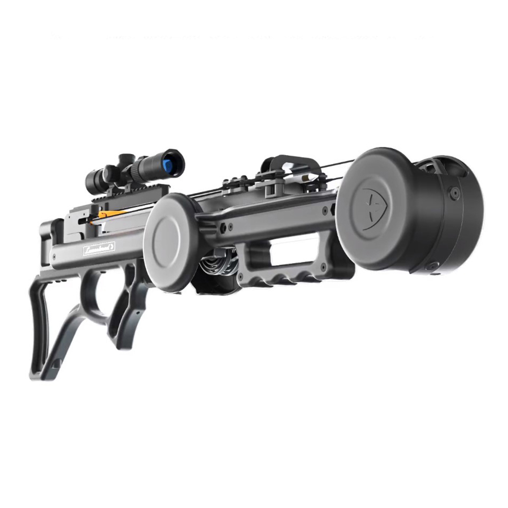 Торсионный арбалет F1, нач. скорость 360 ф/с, 109,7 м/с, длина 90 см, ход тетивы 61 см, ширина 10 см, в комплекте, цвет черный