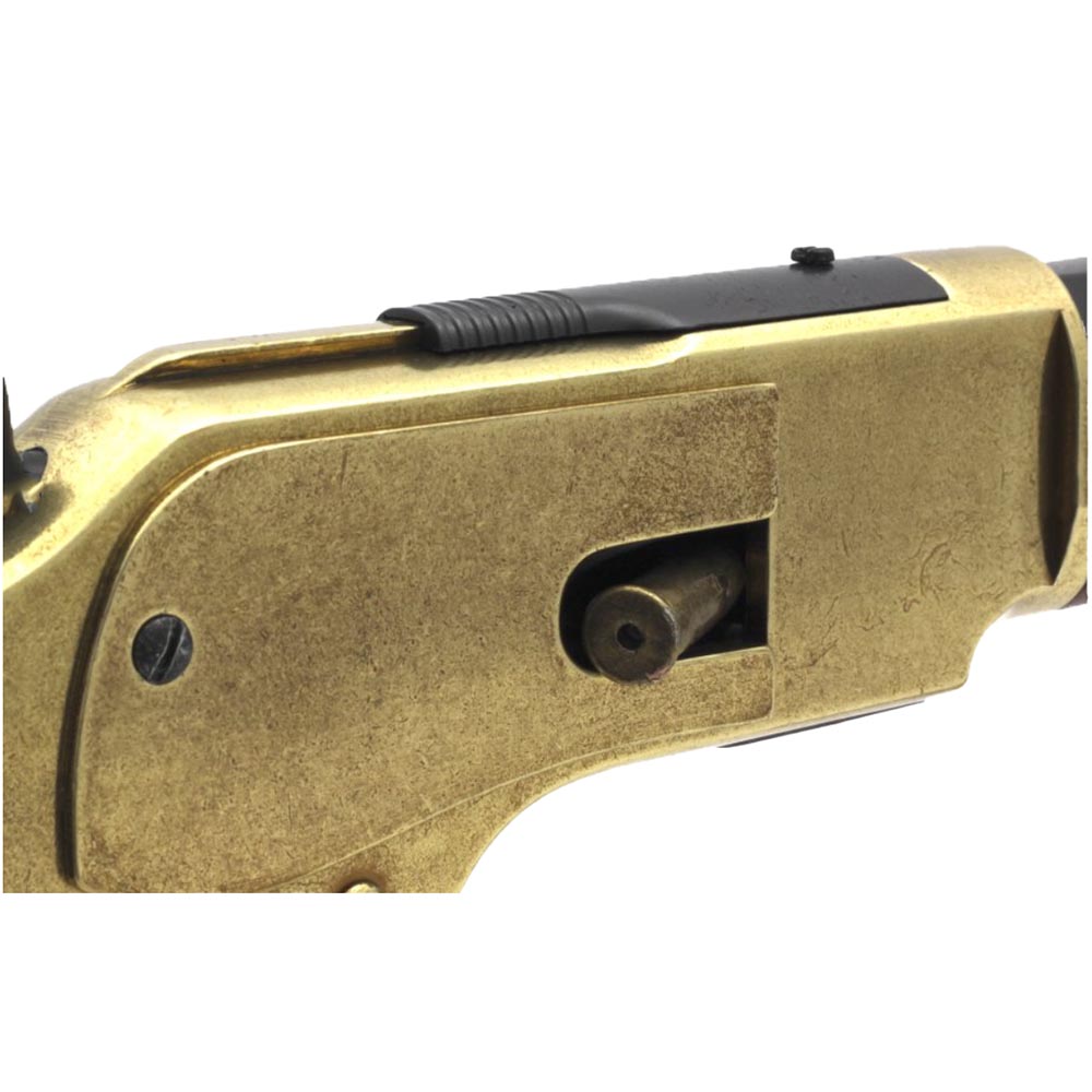 Винтовка модель винчестер 73, эпоха Дикий Запад,  репродукция винтовки из металла и дерева с имитаци