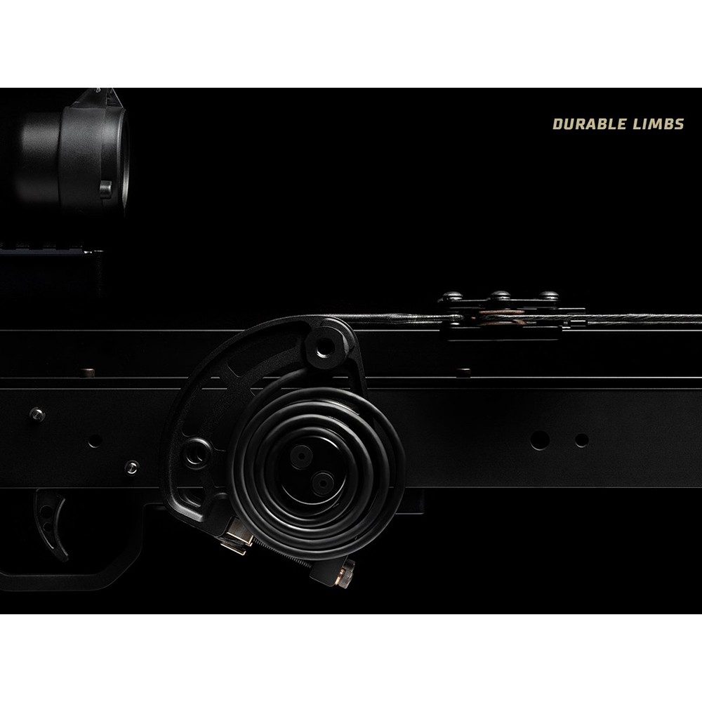 Торсионный арбалет F1, нач. скорость 360 ф/с, 109,7 м/с, длина 90 см, ход тетивы 61 см, ширина 10 см, в комплекте, цвет черный