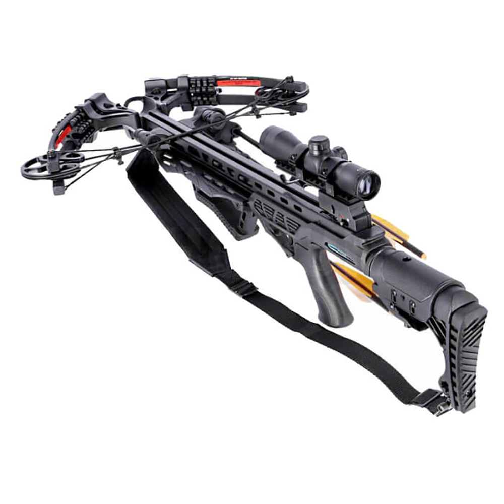 Арбалет блочный Kraken, начальная скорость 405 фут/сек, расстояние между осями 15,75", длина натяжен