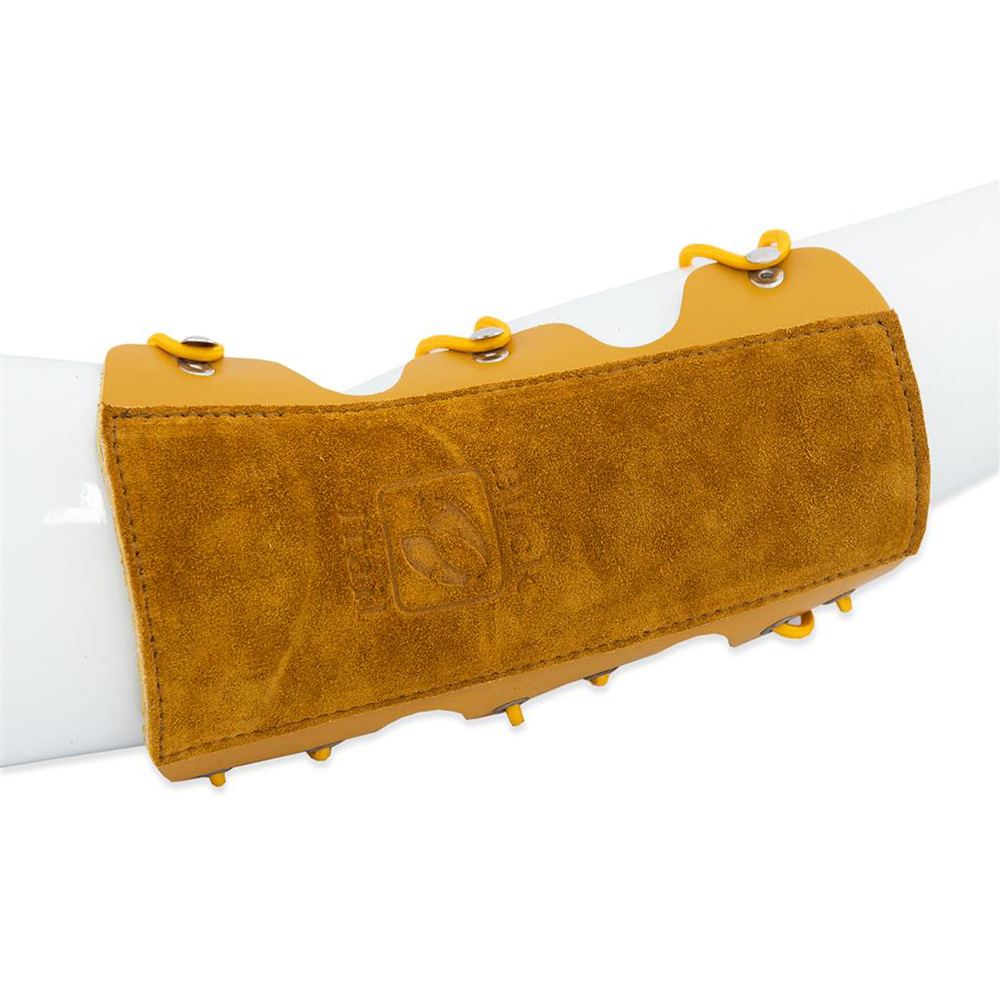 Защитная крага Buck Trail для стрельбы из лука, 19 см, материал кожа, цвет желтый