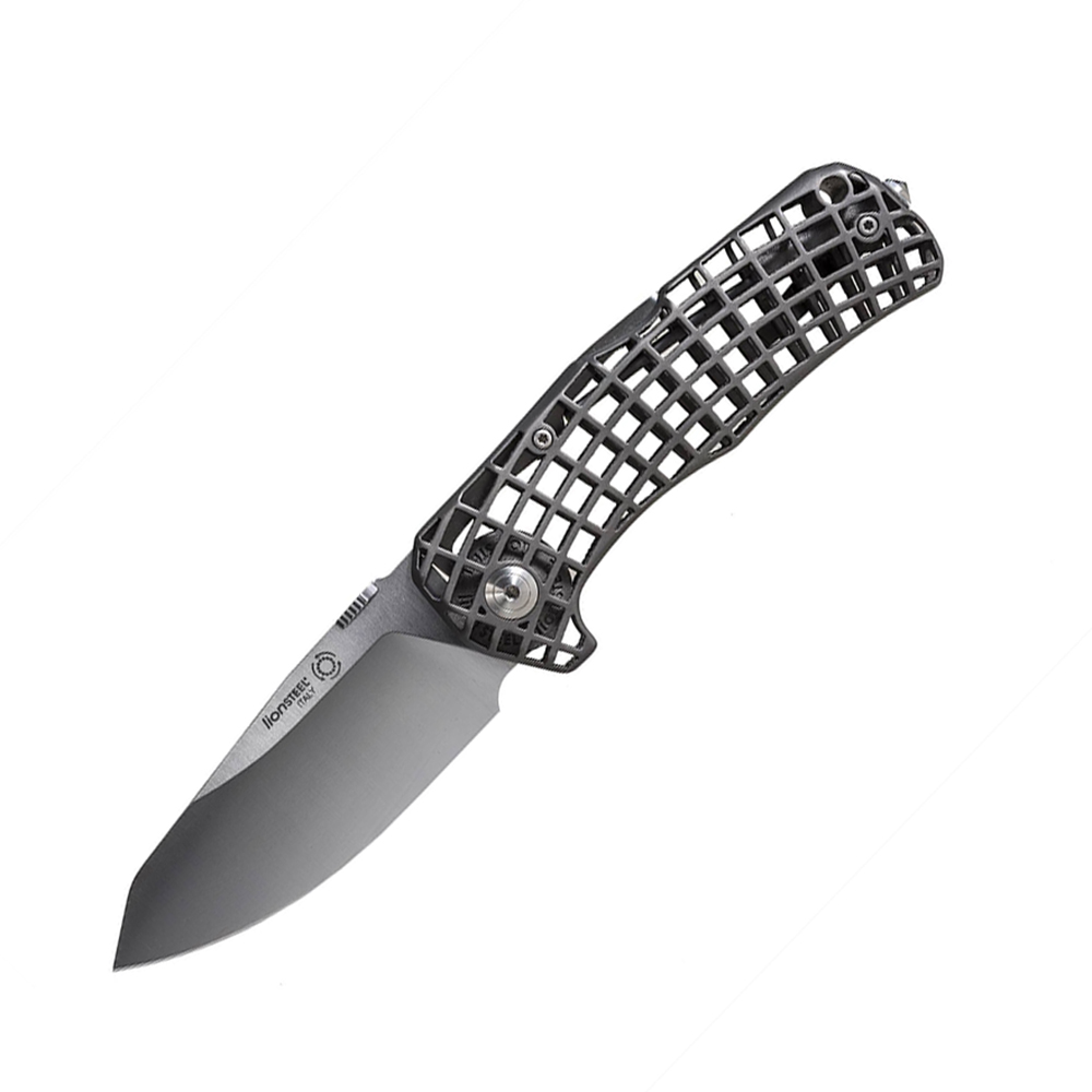 Складной нож Lion Steel TiDust, сталь Sleipner, твердость 61HRC,технология DMLS