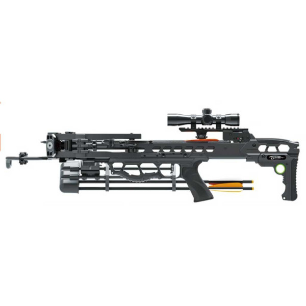 Арбалет блочный Direwolf с защитой от холостого выстрела, начальная скорость 415 фут/сек, расстояние ме